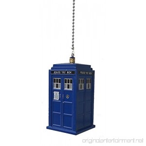 doctor Dr. Who character - CEILING Fan PULL light chain ornament (Blue Tardis) - B00V6HQPMI