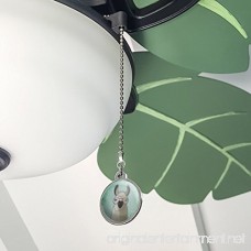 Hip Llama with Glasses Ceiling Fan and Light Pull Chain - B073X4YTBG
