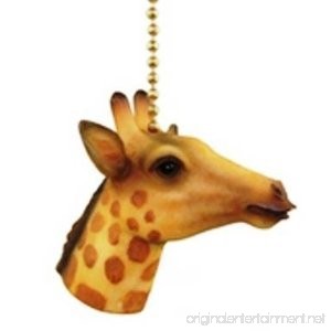 Jungle Safari Giraffe Kids Nursery Ceiling Fan Light Pull chain - B002FPP0AI