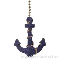 Nautical Anchor w/Rope Ceiling Fan Pull Light Chain Ornament (Blue) - B07BK5X2KH