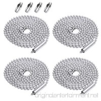 Pull Chain Ceiling Fan Pull Chain Aprince 4 Pcs Switch Stainless Steel Beaded Pull Chain Extension with Connector For Wire Ceiling Fan Wall Lamp Bedside Lamp Table Lamp Accessories(Retro Style) - B07C7QDD38