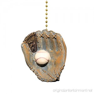 World Series Baseball Glove Ball Ceiling Fan & light Pull - B001LJU978