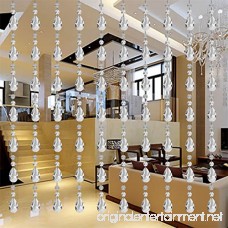 24 Pieces Teardrop Chandelier Crystals Bantoye 38 MM Clear Crystal Pendants with 48 Pcs Octagon Beads for Dining Living Room Bedroom Hallway Chandelier - B07C5PDZMP