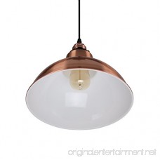 Light Society Corianna Pendant Light Brushed Copper Modern Industrial Farmhouse Lighting Fixture (LS-C152) - B01LZUIN07