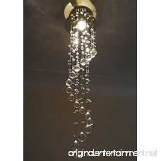 Siljoy Raindrop Chandelier Lighting Modern Crystal Ceiling Lighting D7.9 x H29.5 - B01LYJZU9B