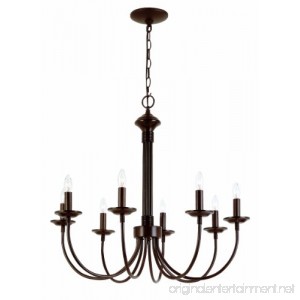 Trans Globe Lighting 9018 ROB Indoor Candle 26.5 Chandelier Rubbed Oil Bronze - B000PGX7CM