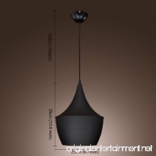 60W Pendant Light in Black Shade Modern/Comtemporary Pendant Light Fit for Li... - B00E8CXRTC
