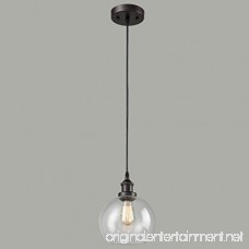 Dazhuan Industrial Vintage Bubble Glass Pendant Light Ceiling Fixture Hanging Lighting - B01M72H49W