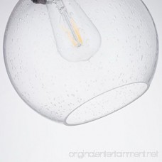 Dazhuan Industrial Vintage Bubble Glass Pendant Light Ceiling Fixture Hanging Lighting - B01M72H49W