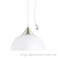 Newhouse Lighting Plug-in Hanging Pendant Light With Classic Lampshade and Timeless Design - B01N6GQZ1H