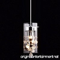 Truelite Modern G9 Glass Pendant Crystal Hanging Light Fixture - B01ESFGBDM