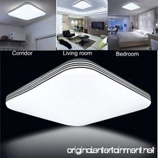 AFSEMOS Flush Mount Ceiling Light 9.5'' 24W 2050LM Modern Square Ceiling Lamp Cool White Waterproof IP44 LED Panel Light LED Ceiling Lights for Living Room Bedroom Kitchen - B07C5MY7Z6