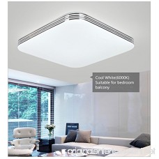AFSEMOS Flush Mount Ceiling Light 9.5'' 24W 2050LM Modern Square Ceiling Lamp Cool White Waterproof IP44 LED Panel Light LED Ceiling Lights for Living Room Bedroom Kitchen - B07C5MY7Z6
