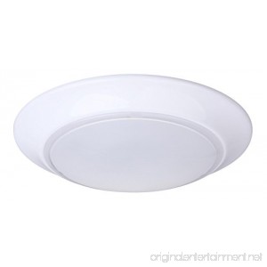CORAMDEO 7.5 Inch LED Flush Mount Ceiling Light Fixture 11.5W Replace 75W 800 Lumen Dimmable ETL/ES Rated - B074QL65DP