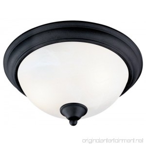 Hardware House 545061 Tuscany 12-1/2-Inch by 6-Inch Ceiling Lighting Fixture Textured Black - B0018P1PH8