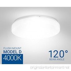 Hyperikon LED Flush Mount Dimmable Ceiling Light 14 25W (100W Equivalent) 1520 lumens 4000K (Daylight Glow) UL-Listed - B01N7J34KQ