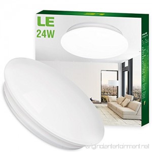 LE 24W 16-Inch Daylight White LED Ceiling Lights 180W Incandescent (50W Fluorescent) Bulb Equivalent 2000lm 6000K Ceiling Light Fixture Ceiling Lighting Flush Mount Light - B00L4R8OLU