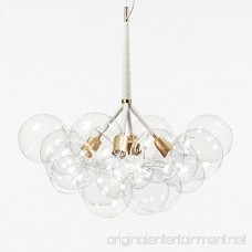 Bubble Glass Chandelier Chandeliers Lighting Suspension Light Ceiling Light Pendant Lamp Ceiling Mount 4 Lights with 12 Bubble Glass - B075K2MFBH