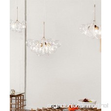 Bubble Glass Chandelier Chandeliers Lighting Suspension Light Ceiling Light Pendant Lamp Ceiling Mount 4 Lights with 12 Bubble Glass - B075K2MFBH