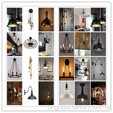 RUXUE Industrial Wall Sconces Light Vintage Style Hemp Rope 2-Light Wall Light Fixtures - B077M3T68S
