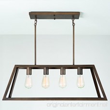 Yosemite Home Decor 480-4D-ORB 4-Light Chandelier without Glass Oil Rubbed Bronze Finish - B00TFY1XK8