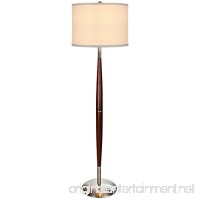 Brightech Lucas LED Pole Floor Lamp – Modern Living Room Standing Tall Light for Den  Office or Bedroom - Maple Eucalyptus Wood Finish - B072QG96NR