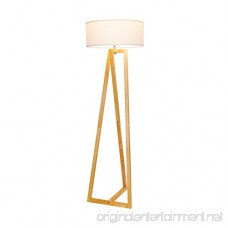 Brightech Z LED Tripod Floor Lamp– Mid Century Modern Design Wood Light for Contemporary Living or Family Rooms - Ambient Light Tall Standing Lamp for Living Rooms Bedroom Office - B0796KCFQ7
