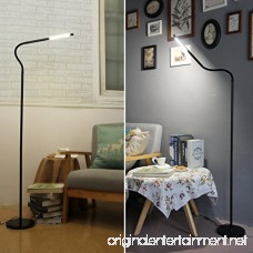 Byingo LED Reading and Crafting Floor Lamp Modern Simplicity Style 4 Color Modes 500 Lumens Stepless Dimming Fully Adjustable Long Arm Touch Sensor Switch for Sofa/Desk Reading Living Room Bedroom - B073TTJW1Z