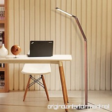 Finether LED Floor Lamp Dimmable and Color Adjustable 3000K - 6000K 8W Touch Standing Light for Reading Living Room Bedroom Office Bronze - B01N53TG8Y