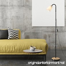 HAITRAL Adjustable Task Floor Lamp - Modern Standing Reading Lamp with 360° Adjustable Gooseneck Reading Light Lamp for Bedroom Office Living Room White (HT-TH06-21S) - B07FM77H9Z
