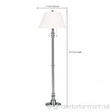 Kenroy Home 30438BS Spyglass Floor Lamp Brushed Steel - B0014XZF7A