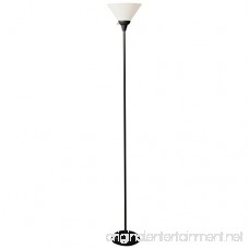 Light Accents 6113-21 Floor Lamp 72 Tall with White Shade (Black) - B01D53FT5E