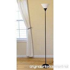 Light Accents 6113-21 Floor Lamp 72 Tall with White Shade (Black) - B01D53FT5E