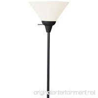 Light Accents 6113-21 Floor Lamp 72" Tall with White Shade (Black) - B01D53FT5E