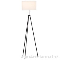 Rivet Minimalist Tripod Floor Lamp  with Bulb  58.3" x 15" x 15"  Black - B0742D9X4R