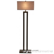 Stone & Beam Modern Metal Floor Lamp 59.5 H with Bulb Earth Tone Shade - B073751DMK