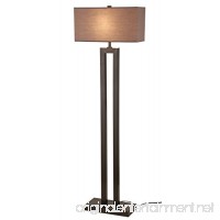 Stone & Beam Modern Metal Floor Lamp  59.5" H  with Bulb  Earth Tone Shade - B073751DMK