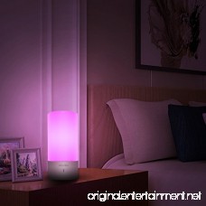Albrillo Bedside Touch Lamp Dimmable Nightstand Small Table Lamps With Warm White Light and Color Changing RGB Modes For Bedrooms - B01EFKMAE4