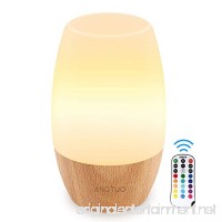 ANGTUO LED Night Light  Silicone Baby Table Bedside Night Light with Remote for Bedrooms  Cute Infant Toddler Kids Cool Color Changing Brightness Adjustment Nursery Breastfeed Lamp  US Plug. - B07D54JHV3