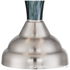 Arden Green-Blue Glass Twist Column Table Lamp Set of 2 - B019T2A8BA