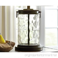 Ashley Furniture Signature Design - Tailynn Farmhouse Glass Table Lamp - Clear and Bronze Finish - B01G7T5FLQ