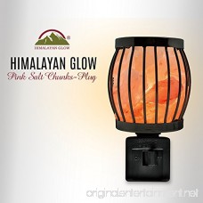 Himalayan Glow 1804 Natural Salt Lamp Wall Plug in 360 Rotatable Framed Night Light by WBM - B06Y2ZPCDG