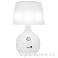 Ivation 12-LED Battery Operated Motion Sensing Table Lamp - Dual Color Range - Available Settings Include Manual & Automatic Motion & Light Sensing  White - B00YYMAL6S