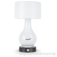 Ivation 6-LED Battery Operated Motion Sensing Table Lamp - Multi Zone Light: Body Only  Shade Only  or Both Body & Shade - can Also Light Continuously White - B00YYMJ8IU