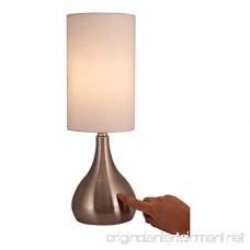 Light Accents Touch Table Lamp Modern 18 inches Tall Touch Dimmer (2 Pack) - B0158VB6BC