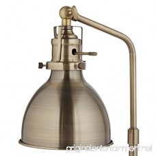 Rivet Pike Factory Industrial Table Lamp 19 H with Bulb Brass - B0742D9X4G