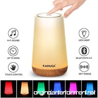 Touch Table Lamp  Kainuoa Upgrade Touch Bedside Lamp with Bluetooth Speaker  Dimmable Warm White Light &Color Changing RGB  Perfect as Illumination Night Light and LED Music Mood Light-Best Gifts Idea - B07DQ7KHVL