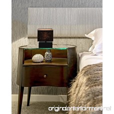 Wooden Table Lamp Rectangle Wood Box Base Bedside Lamp with Velvet Shade Soft Light Desk Lamp-Black - B073Q5CM4M