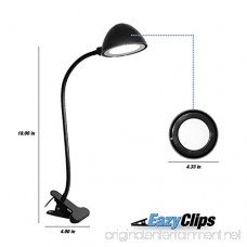 LED Clip on Desk Lamp - PREMIUM 18 Clip Lamp/USB Adapter Included/Two Modes Brightness - B01L4BL0E8