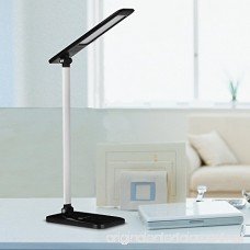 TaoTronics TT-DL08 LED Desk Lamp Dimmable LED Table Lamp Cool White Reading Light Eye-caring Book Light (3-Level Dimmer Touch-Sensitive Control Night Light Glossy Black 6W) - B00M7TVSG2